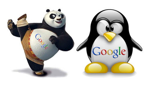 panda pinguino google
